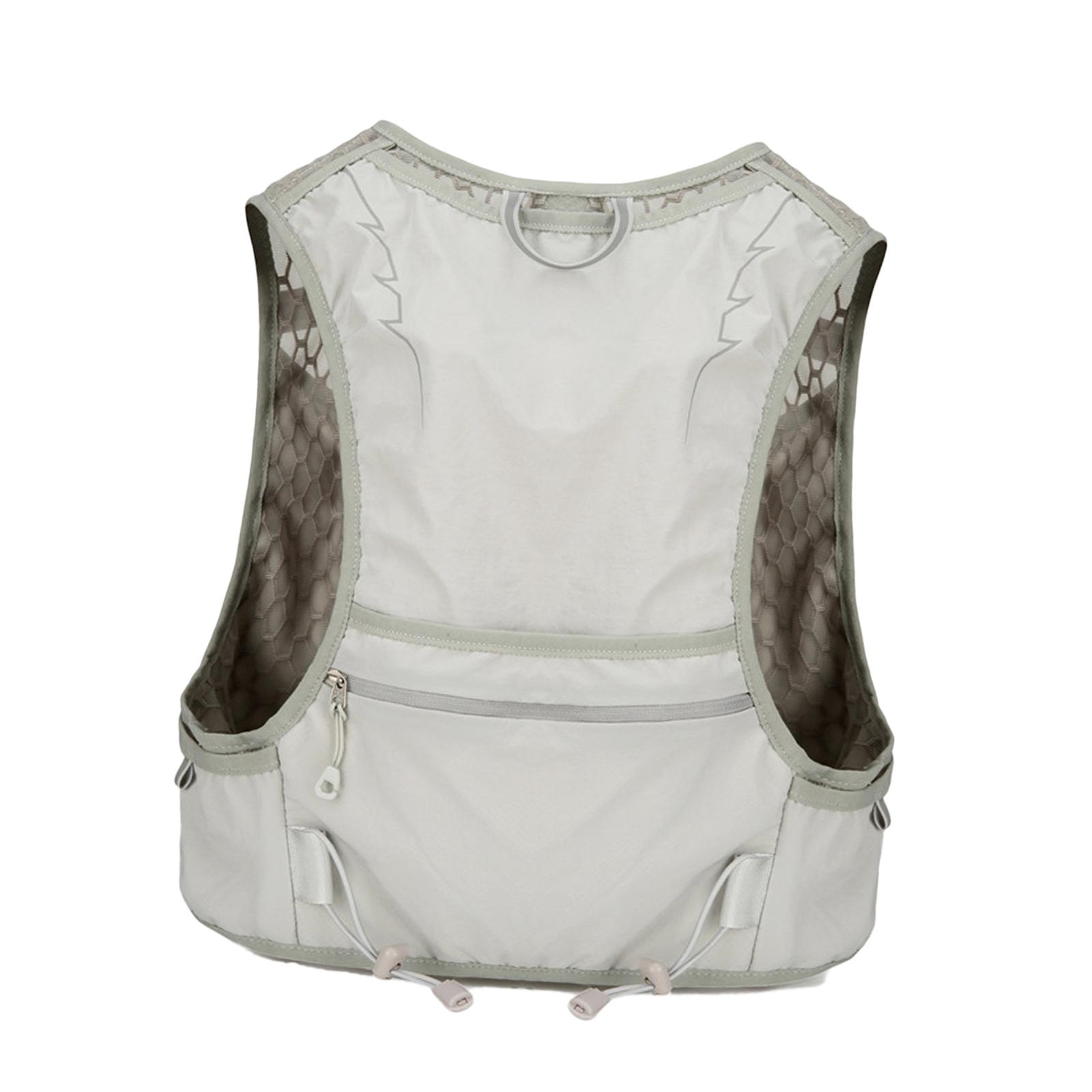 Running Gear Hydration - เสื้อกั๊กใส่น้ำพร้อมกระเป๋าหลายช่อง อุปกรณ์วิ่ง กระเป๋ากีฬากลางแจ้ง กระเป๋าใส่น้ำสำหรับปั่นจักรยาน เดินป่า วิ่งมาราธอน