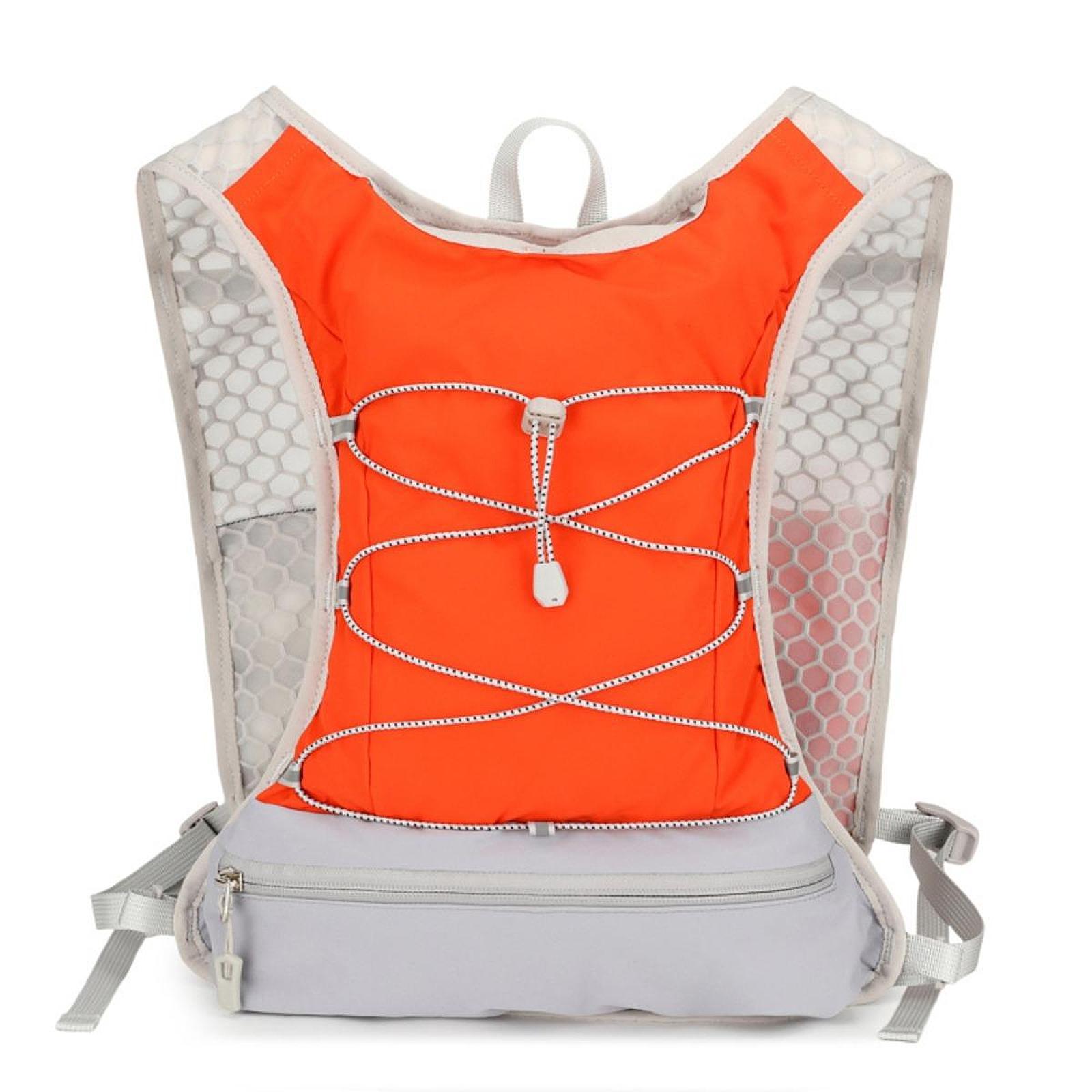 Running Gear Hydration - เสื้อกั๊กไฮเดรชั่น กระเป๋าเป้สะพายหลังแบบระบายอากาศ ถุงน้ำสำหรับวิ่งเทรล แคมป์ปิ้ง ปั่นจักรยาน อุปกรณ์เดินป่ากลางแจ้ง
