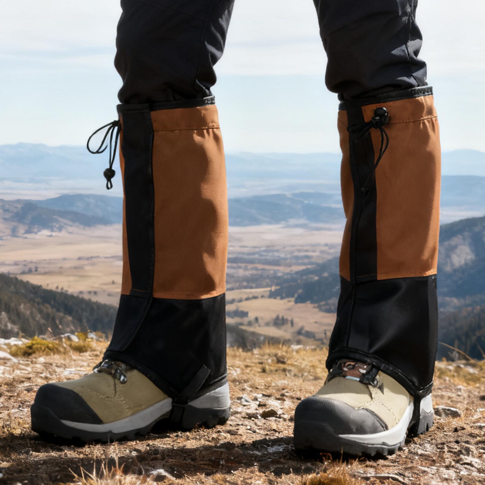 Running Gear For Rain - สนับแข้งกันน้ำสำหรับการเดินป่า, ป้องกันหิมะ ทราย และฝนแบบปรับได้, อุปกรณ์ป้องกันสำหรับกิจกรรมกลางแจ้งสำหรับนักวิ่งเทรลและนักปีนเขา