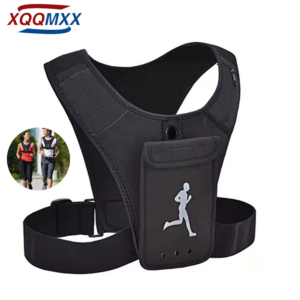 Running Gear Hydration - Xqqmxx เสื้อกั๊กใส่วิ่งสำหรับผู้ชายผู้หญิง, 1ชิ้นที่วางโทรศัพท์มือถือและกระเป๋าใส่กุญแจเสื้อกั๊กไฮเดรชั่นฟรีอุปกรณ์ออกกำลังกายน้ำหนักเบา