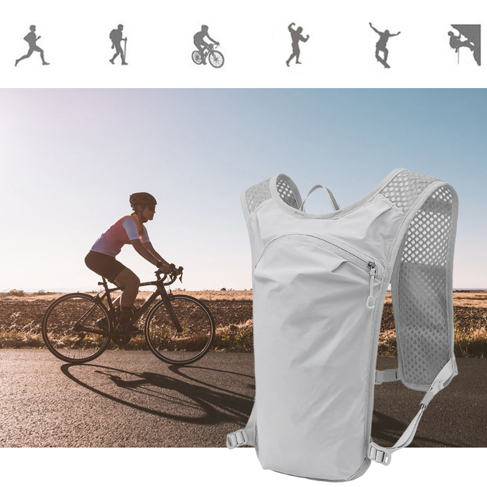 Running Gear Hydration - ผู้หญิงผู้ชายวิ่ง Hydration Vest Camping Hydration กระเพาะปัสสาวะกระเป๋าน้ําแพ็คกระเป๋าเป้สะพายหลังสําหรับ