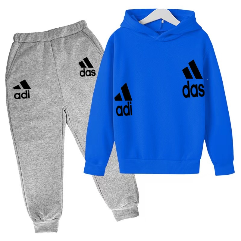 Running Gear Kids - เสื้อสเวตเชิ้ต+กางเกงขายาว รุ่นล่าสุด สำหรับเด็กชายและเด็กหญิง อายุ 3-12 ปี
