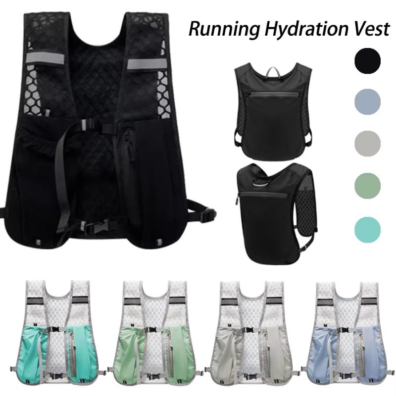 เสื้อกั๊กสะท้อนแสงน้ำหนักเบาสำ - Running Gear Hydration บทวิจารณ์และราคา