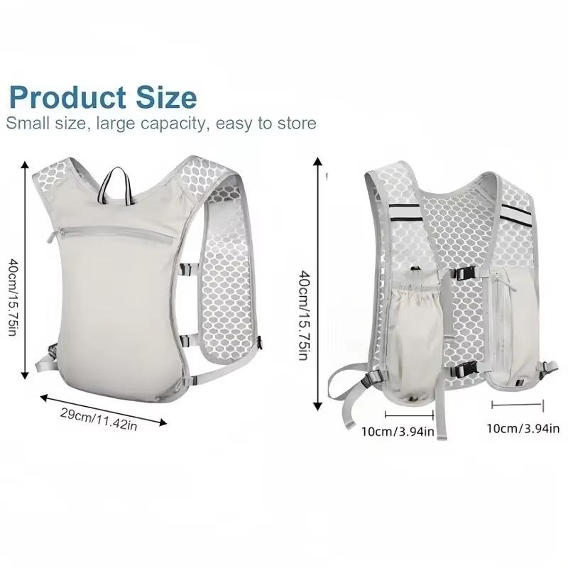 เสื้อกั๊กสะท้อนแสงน้ำหนักเบาสำ - Running Gear Hydration บทวิจารณ์และราคา