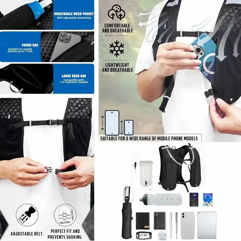 เสื้อกั๊กสะท้อนแสงน้ำหนักเบาสำ - Running Gear Hydration บทวิจารณ์และราคา