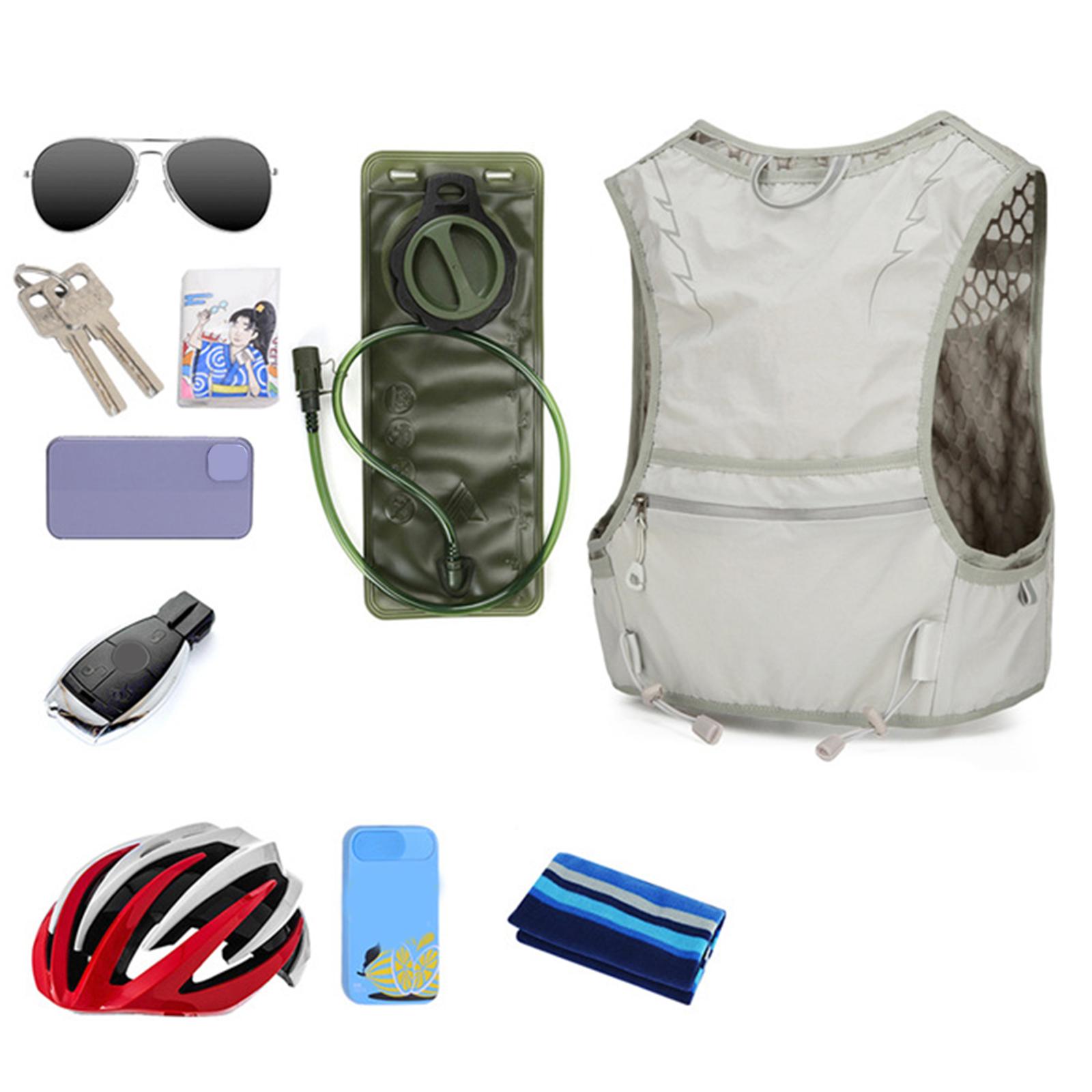 เสื้อกั๊กใส่น้ำพร้อมกระเป๋าหลา - Running Gear Hydration บทวิจารณ์และราคา