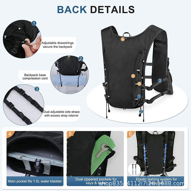 เสื้อกั๊กสำหรับใส่น้ำ, กระเป๋า - Running Gear Competition บทวิจารณ์และราคา
