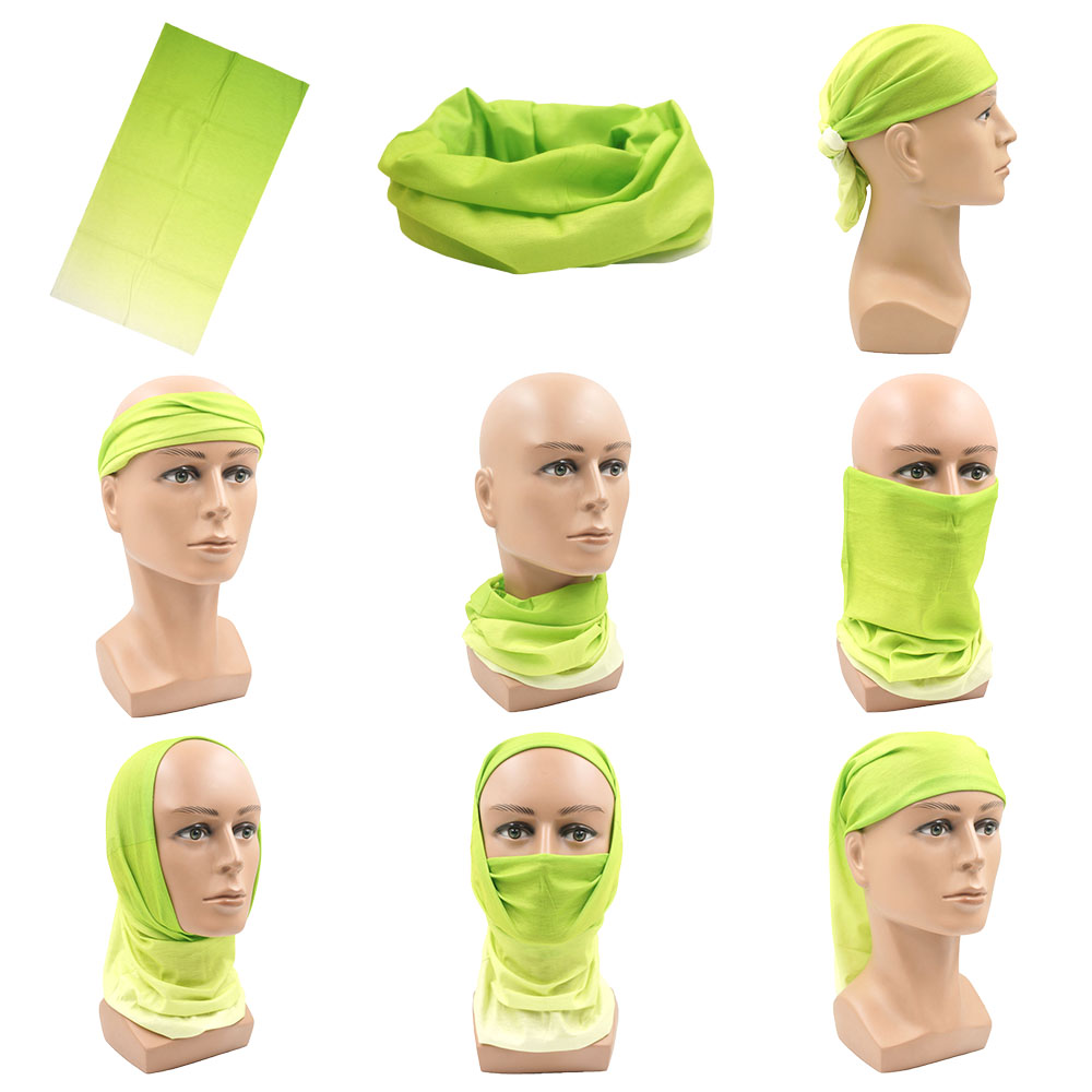 สีเขียว Face Bandanas ฝาครอบเด - Running Gear Green บทวิจารณ์และราคา