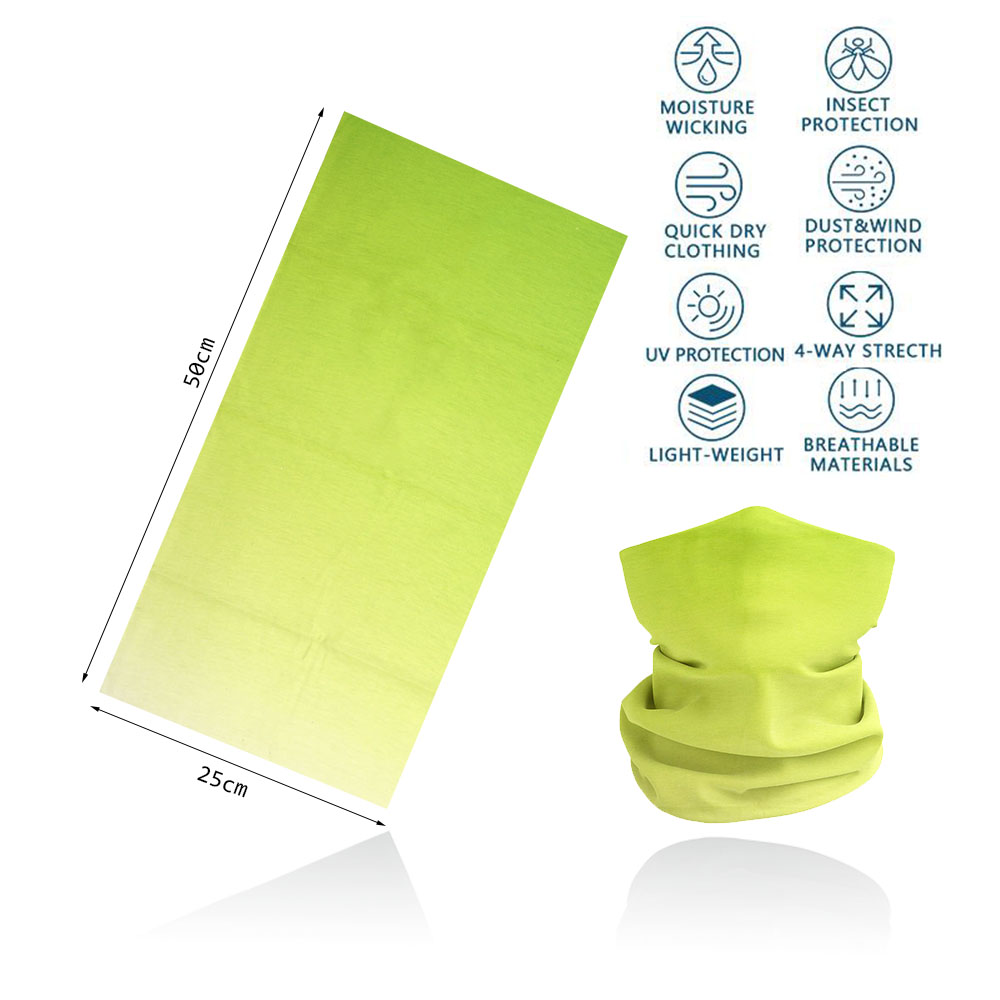 สีเขียว Face Bandanas ฝาครอบเด - Running Gear Green บทวิจารณ์และราคา