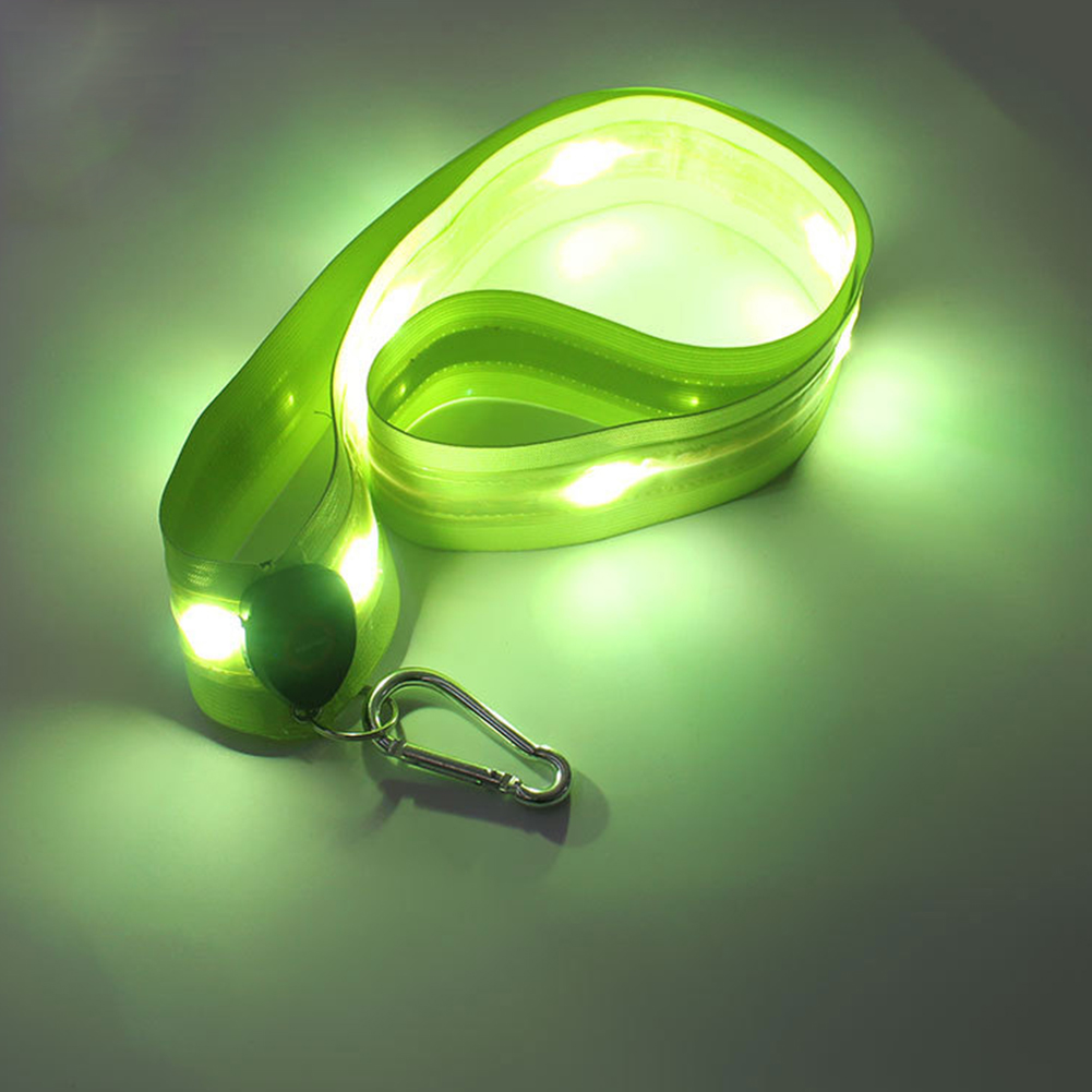 สายสะพายไหล่แบบมีไฟ LED ชาร์จไ - Running Gear Green บทวิจารณ์และราคา