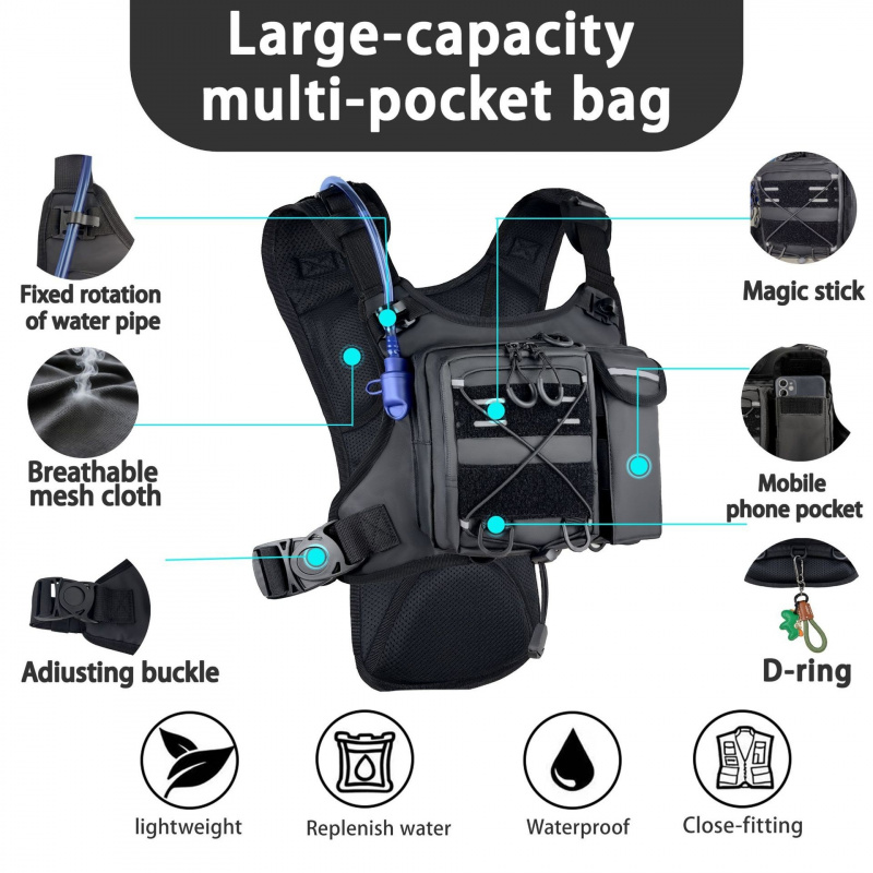กระเป๋าคาดอกแบบยุทธวิธีรุ่นใหม - Running Gear Satisfy บทวิจารณ์และราคา